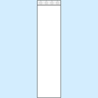 Woreczki strunowe, folia PE 50 µm | 50 x 170 mm 