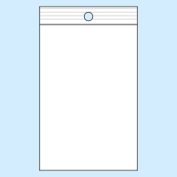Torebki strunowe z okrągłym otworem, folia PP 100 x 150 mm
