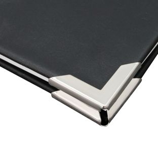 Narożniki introligatorskie metal PS 30 - 30 x 30 mm  | niklowany 