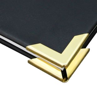 Narożniki introligatorskie metal PS 30 - 30 x 30 mm  | pokryte mosiądzem 