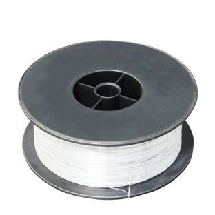 Drut do zszywarek srebro  | No. 24 - ⌀ 0,60 mm  | około 2 kg na szpuli 