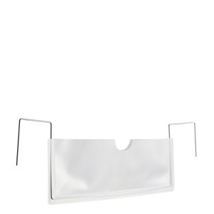 Kieszonki z drutem do małych skrzyń, 240 x 90 mm, otwarty długi bok 
