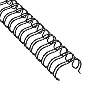 Spirale zamykane 3:1, A5 11,0 mm (7/16")  | czarny 
