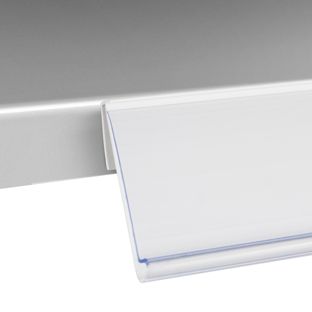 Listwy cenowe NO, samoprzylepne, kąt odczytu 15° 39 mm | 1000 mm | biały 