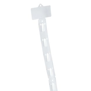 Strip reklamowy z nagłówkiem 600 mm | taśma zginana,  z 12 haczykami 