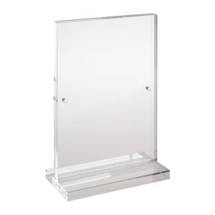 Magnetyczny uchwyt na menu w kształcie T A6 - 105 x 148 mm  | pionowa 