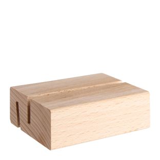 Uchwyt na karty drewniany, podstawa do zmiennego systemu wsuwania MODUL null | 74 mm | null