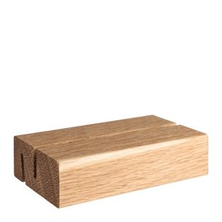 Uchwyt na karty drewniany, podstawa do zmiennego systemu wsuwania MODUL null | 100 mm | null