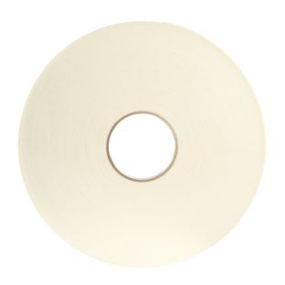 Dwustronna piankowa taśma klejąca z PE, biała, grubość 1 mm, mocno przyczepna, EL100 15 mm