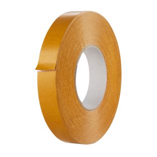 Dwustronna taśma klejąca z PVC, biała, mocny klej akrylowy, CLM22 25 mm