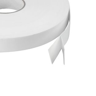 Dwustronna piankowa taśma klejąca z PE, biała, grubość 1 mm, mocno przyczepna, EL100 30 mm
