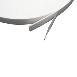 Dwustronna piankowa taśma klejąca z PE, biała, grubość 1 mm, mocno przyczepna, EL100 9 mm