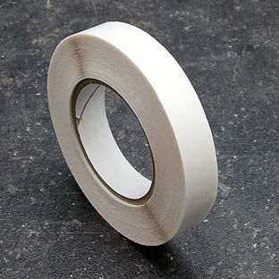 Dwustronna taśma klejąca z PET z listkiem fingerlift, jedna strona słabo przyczepna, TSAM05-FL 18 mm | 50 m