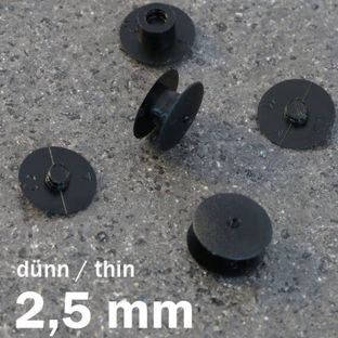 Nity zatrzaskowe plastikowe null | 10 mm | 2,5 mm