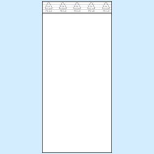 Woreczki strunowe, folia PE 100 x 220 mm | 50 µm