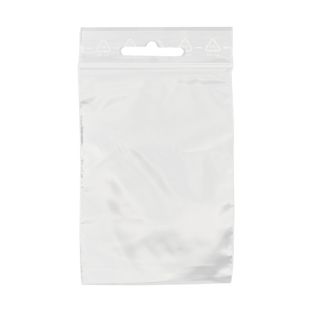 Woreczki strunowe z otworem typu euro, folia PE 60 x 80 mm | 50 µm