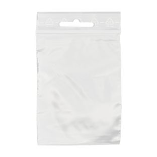 Woreczki strunowe z otworem typu euro, folia PE 50 µm | 100 x 150 mm 