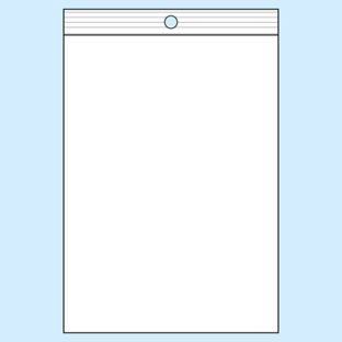 Woreczki strunowe z okrągłym otworem, folia PP 160 x 220 mm
