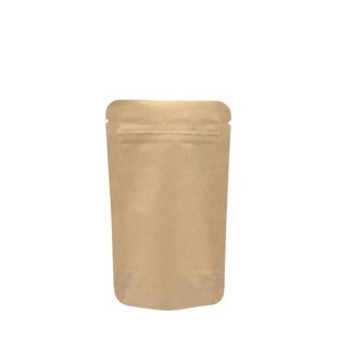 Torebki strunowe stojące, wykonane z papieru pakowego, bez aluminium 85 x 140 mm 