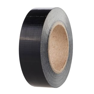 Taśma naprawcza, Taśma izolacyjna, Duct Tape czarny  | 38 mm