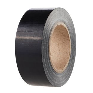 Taśma naprawcza, Taśma izolacyjna, Duct Tape czarny  | 48 mm