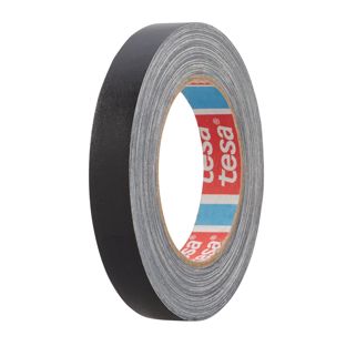 tesa 4651, Taśma z tkaniny powlekanej Premium 19 mm | czarny 