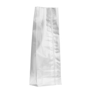Woreczki z dnem blokowym i szwem uszczelniającym, folia OPP, 70 x 40 x 195 mm  | 40 µm