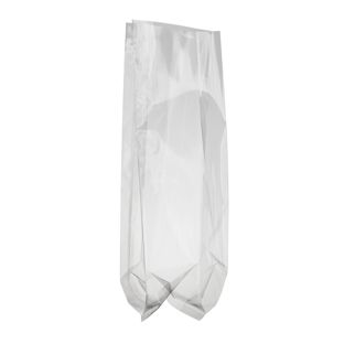 Torebki z zakładkami bocznymi  i szwem uszczelniającym, folia OPP 30 mµ, 80 x 40 x 200 mm 