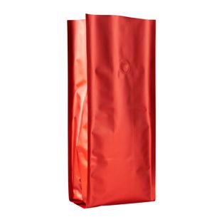 Worek na kawę z zaworem aromatycznym, czerwony 375 x 140 mm  