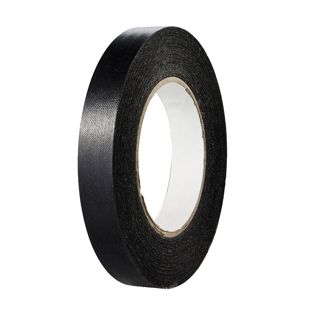 Taśma introligatorska grzbietowa w najlepszej cenie, specjalny papier, struktura lnu czarny  | 19 mm