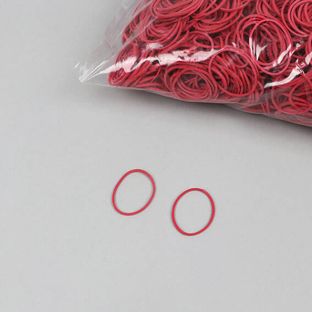 Gumki recepturki, kolor czerwony 25 mm | 1 mm