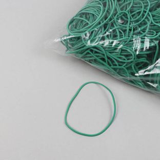 Gumki recepturki, kolor zielony 60 mm | 1 mm