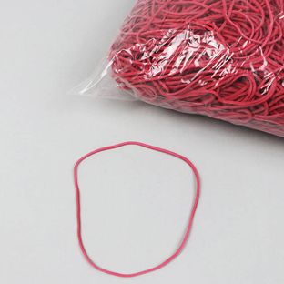 Gumki recepturki, kolor czerwony 2 mm | 100 mm