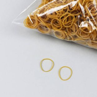 Gumki recepturki, kolor ecru 1,5 mm | 20 mm