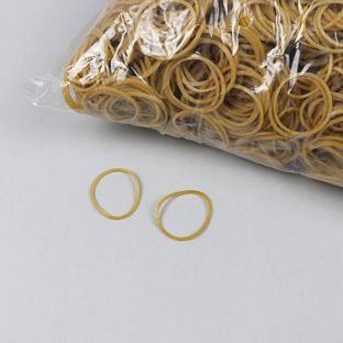 Gumki recepturki, kolor ecru 1,5 mm | 25 mm