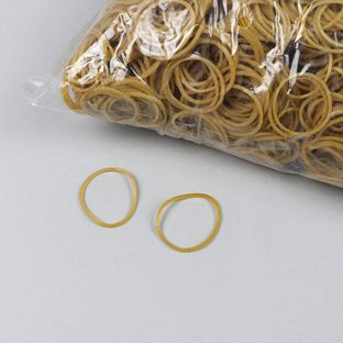 Gumki recepturki, kolor ecru 1,5 mm | 30 mm