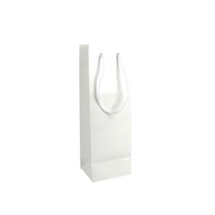 Torebka na butelki, 12 x 36 x 10 cm biały