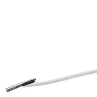 Gumki introligatorskie z metalowymi zakuwkami biały | 160 mm