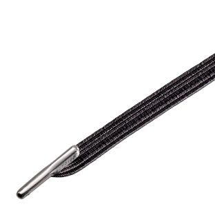 Gumka introligatorska płaska z dwoma metalowymi zakuwkami czarny  | 230 mm