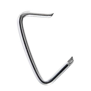 Klamry C Hog Ring, ocynkowane dla lin o średnicy 10 mm