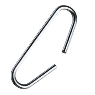 Haczyki typu C, długość 38 mm, metalowe ocynkowane 38 mm