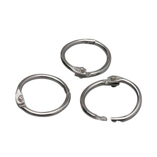 Pierścienie do oprawy metal 19 mm  | srebro 