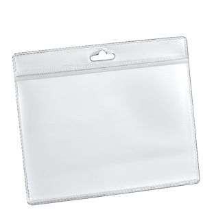 Etui na identyfikatory A7, poziome, z otworem typu euro 
