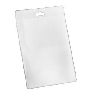 Etui na identyfikatory A7, pionowe, z otworem typu euro 