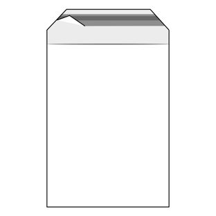 Torebki z klapką, folia PE 240 x 320 mm