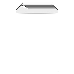 Torebki z klapką, folia PE 300 x 400 mm