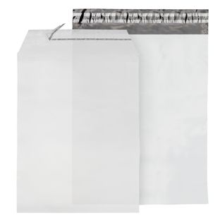 Torebki z klapką, folia PE 440 x 620 mm - A2  | 50 µm