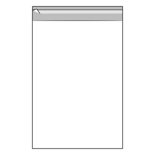 Torebki z klapką, folia OPP 310 x 440 mm - A3