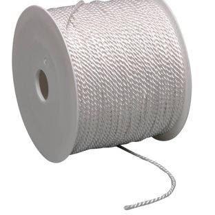 Sznurek na rolce, 2 mm x 100 m, wiskoza biały 