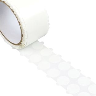 Kółka samoprzylepne, dwustronne, klej trwały/delikatny 20 mm | 1000 szt